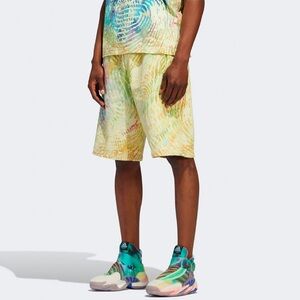 adidas originals Men's x PW March Madness Print Shorts Multi-color